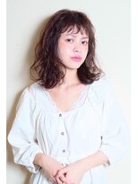 クシュ 所沢西口プロぺ通り(kusyu... )&nbsp;黒髪/グレーベージュ/レイヤーロング/前髪パーマ/所沢ハイライト