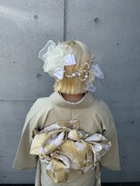 アチーブ ヘア デザイン(achieve hair design) ミディアム 前撮りセット 和装スタイル結婚式 お呼ばれ 二次会