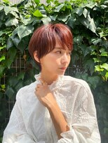 アンバー 池袋(amber)&nbsp;切りっぱなしボブ/美髪/ピンクブラウン[池袋駅]