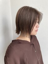 アッセンブル(ASSEMBLE)&nbsp;ボブ/切りっぱなしボブ/外はねボブ/ベージュカラー/