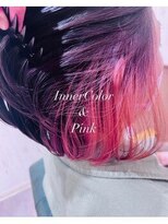 ヘアーズ ロッソ(hair's ROSSO)&nbsp;インナーカラー＆ピンク[30代40代50代]
