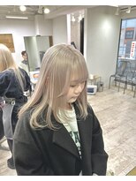 プライズ 成増店(prize)&nbsp;ミルクティーベージュダブルカラー成増