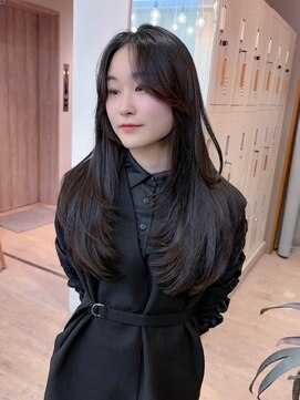ロンドクロエ 横浜(Lond Chloe) 韓国風レイヤーカット顔周り×髪質改善縮毛矯正[横浜]