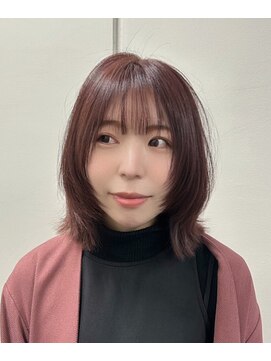 トロワエピ 表参道(Trois epis) 春ピンクブラウン/レイヤーボブロブ