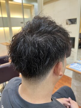 バニラ 古川店(VENIRE) ゆるめツイスパ☆ツーブロックマッシュショート