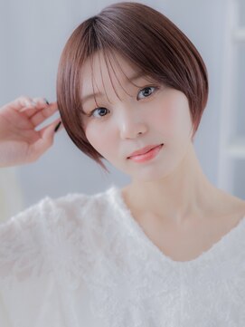 モッズヘア 越谷(mod's hair) 艶カラー前下がりショートヘルシースタイルc7越谷20代30代40代!