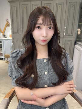 カシュカシュ 表参道(cache cache) レイヤーカット韓国ヘア顔周りレイヤー