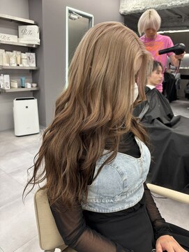 ロテ 名古屋 名駅店(Lote.) ミディアムヘア/デザインカラー/フェイスフレーミング/名古屋