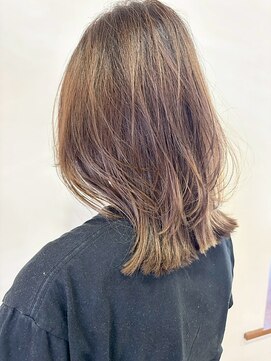 イーストハムネオ(EAST HAM NEO) 透明感ブラウンベージュ/アッシュ/ミディアムレイヤー