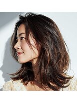 フラッグ(flag)&nbsp;ナチュラル艶レイヤー×チョコレートブラウン