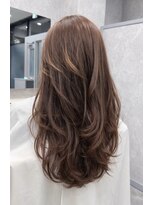 レンブラントヘアー(Lembrant HAIR) セミロングレイヤーカット+ミルクティーグレージュ