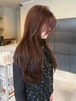 ヘアー アイス ルーチェ(HAIR ICI LUCE) 人気!ブリーチなしウォームブラウンピンクブラウン/中西