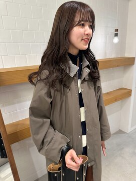 パーク(PARK) 透明感ベージュカラー レイヤーカット小顔カット お顔周りカット