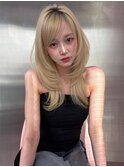 《SOYON》韓国レイヤーカットミディアム