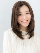 ドクターズサロン LAB 小山店&nbsp;髪質改善グレージュレイヤーストレートロングn小山20代30代40代