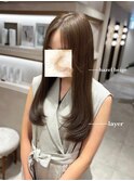 【サメシマ】朝忙しい大人女子必見☆ローレイヤー×ベージュ