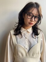 ブラウヘアアンドケア(care)&nbsp;パーマ風ロングレイヤー