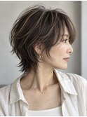 40代50代 大人のくびれショートウルフ