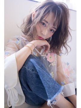 アヴァンス 京橋店(AVANCE) シースルーウェットラフカール質感ボブ重軽クセ毛風フレンチ