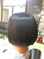 キャン 温品店(CAN)&nbsp;【CAN】クセっ毛の方にオススメ♪重めのワンレンボブ×ハナヘナ