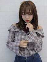 パコ(Paco) 透明度◎グレイアッシュ×シースルーバング♪インナーハイライト