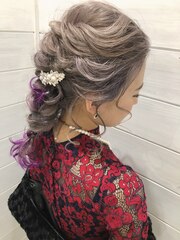 Achieve 編みおろしスタイル  stylist 平石