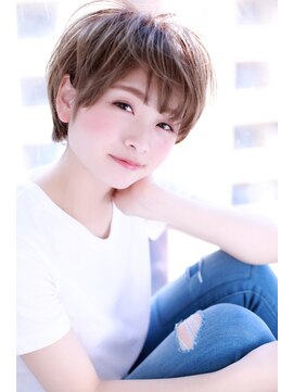 シーラス バイクラウドゼロ(Cirrus by Cloud zero) アッシュ小顔ラフショートスタイル【Cirrus by Cloud zero】