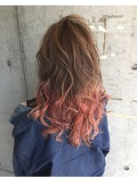 ガルボ ヘアー(garbo hair)&nbsp;【成人式カラー♪】ベアージュ×ピピピピンク