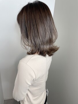 ナンバー(number+) 20代30代40代ダークグレージュエギョモリひし形韓流