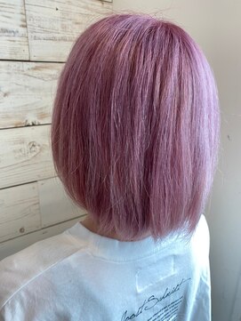 ベルクープス 天王寺店(Belle Coupes) 【Bellecoupes】megu トリプルカラー 薄ピンク*