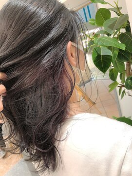 フィゼル あべのルシアス店(Aujua fizelle) 大人インナーカラー＊増崎彩乃