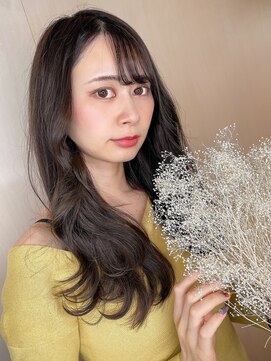 エル(elle) 垢抜けダークバイオレットアッシュブラウンで周りと差を付けて♪