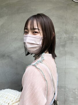 アンバースデー(UNBIRTHDAY) ナチュラルボブ/ストレート/ベージュ