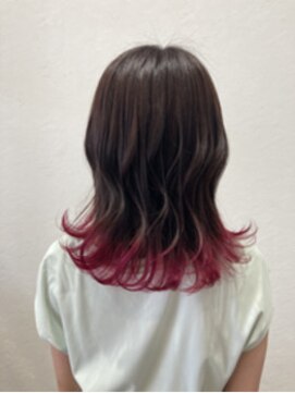 エイムヘアーティエル 鶴川店(eim hair tiele) 裾カラーで夏スタイル