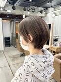 美髪/大人かわいい/こなれミディ/サンドベージュ