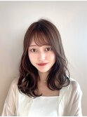 小顔に魅せる愛されヘア