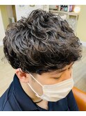 メンズ/ツイストパーマ/ツイストスパイラルパーマ/波パーマ