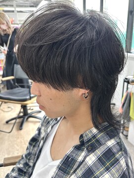 アルモ ヘア フア 東静岡(ALMO hair HUA) 【ツーブロウルフカット】