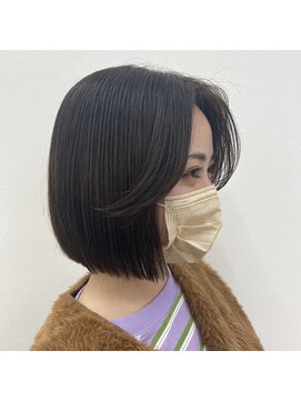 アウラヘアーサロン(aura hair salon) ぱっつんボブ