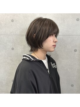 チョキチョキ長蔵(choki choki 長蔵) ボブウルフ／ショート／ショートヘア／アッシュブラウン