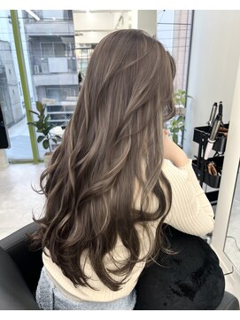 アルドーレ(Ardore) コントラスト極ハイライト☆グレーベージュ