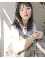 ニール シトロン 名古屋 伏見 丸の内(NEELU citron)&nbsp;【Neelu_atsunori】ぱらぱらバングで作るナチュラルロング