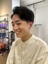 ファイブシーン アオヤマ(5SCENE AOYAMA)&nbsp;ビジネスヘア就活ヘアツーブロック刈り上げフェードメンズ