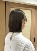 【KANO】ボブ  切りっぱなしボブ   透明感カラー