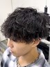 【初回限定】メンズカット×波巻きスパイラルパーマ　12650円→11385円