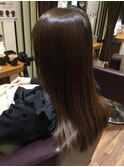 艶感ダークブラウン20代30代40代大人可愛いロング