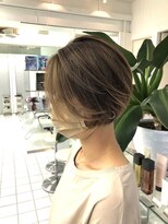 ヘッズ 市川(HEADS ex)&nbsp;前髪 アンブレラカラーこなれミディイメチェン韓国マッシュ