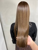 ジーナ 船橋(Zina)&nbsp;髪質改善＊ロングレイヤーグレーベージュ＊美髪【Zina船橋】