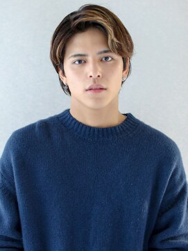 ヘアサロン ガリカ 表参道(hair salon Gallica) メンズツーブロック七三アップバング