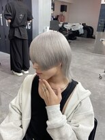 ハイライト/マッシュパーマ/ウルフ/アッシュブラック/渋谷駅